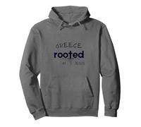 Greece Rooted In Jesus Christian Art Pullover Hoodie