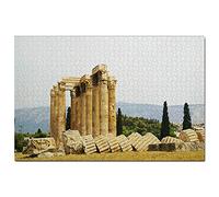 Greece Temple of Olympian Zeus Athens Jigsaw Puzzle 500 Piece Game Artwork Travel Souvenir 52x38CM