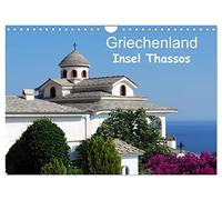 Greece - Thassos Island UK-Version (Wall Calendar 2026 DIN A4 Landscape), CALVENDO 12 Month Wall Calendar