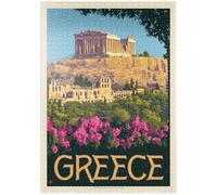 Greece: The Parthenon, Vintage Poster - Premium 1000 pieces Puzzle - MyPuzzle special collection from Anderson Design Group