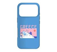 Greece Travel Santorini Old Town Traditional Architect Retro Case for iPhone 17 Pro