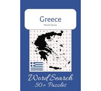 Greece Word Search Puzzle Book: Word Searches with Easy to Read Print about Greece | 6x9 Inches, 110 Pages