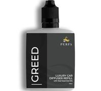 Greed Diffuser Refill 50ml Bottle | Strong Car Freshener with Car Odour Eliminator Technology | Long Lasting Car Scents by Perfa