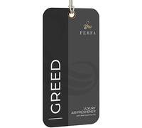 Greed Disposable Card Freshener for Men | Car Scents Air Freshener with Fragrance | Strong Car Perfume Air Freshener with Odour Eliminating Technology | Greed by Perfa