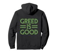 Greed is Good - Funny Stock Market Money Finance Pullover Hoodie