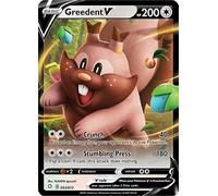 Greedent V - Shining Fates - 53/072 - Pokemon Single Card