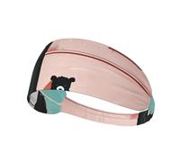 Greedy Bear Unisex Athletic Headbands - Non-Slip Workout Headbands for Women, Sports Hair Bands for Running, Yoga, Cycling & More