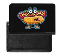 Greedy Hot Dog Hotdog Passport Holder Travel Wallet Protective Case with Card Slots