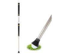 Greeily Golf Ball Retriever for Water, Telescopic Golf Ball Pick Up Tool 32-47 Inch Steel Golf Ball Retriever Tool with Rubber Suction Cup Head Non-Slip Grip No Bending for Golf Course Lawn Sand Trap