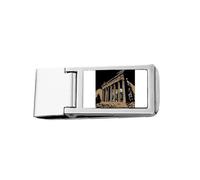 Greek Acropolis Athens Ancient Slim Money Clip Stainless Holder Pocket Wallet