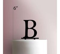 Gr lphabet BetaAcrylic Cake Topper 3mm Thick Premium Laser Cut Cake Decoration for Birthday, Wedding, Baby Shower & Party Cakes Durable Reusable