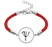 Gr lphabet psi Black Lucky Red String Bracelet Rope Bracelet Handmade