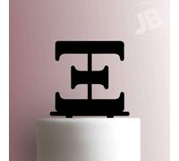 Gr lphabet XiAcrylic Cake Topper 3mm Thick Premium Laser Cut Cake Decoration for Birthday, Wedding, Baby Shower & Party Cakes Durable Reusable