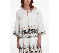 GR RCHAIC KORI Phoenix geometric-pattern mini dress - White XS-S-M-L