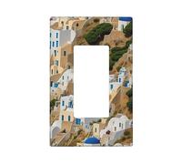 Gr rchitecture Print Print 1 Gang Single Rocker Wall Panel Light Switch Plate Covers Wall Decor Home Decor For Kitchen Bathroom Bedroom 2.8x4.5 In