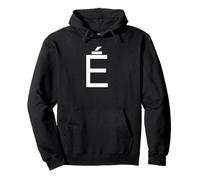 Greek Capital Letter E with Macron and Acute Pullover Hoodie