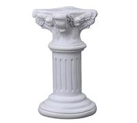 Gr olumn Figurine Set - Roman Pillar Resin Decor | White Classical Column Sculpture Table Ornament For Wedding Birthday Dinner Event Party Home Interior Elegant Centerpiece Decoration Display Piec