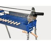 Greek Cypriot Charcoal Barbecue BBQ Grill Rotisserie Foukou with Lifting Lever Mechanism
