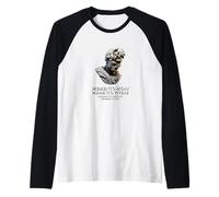 Gr mperor Bust - Memento Mori Memento Vivere Quote Tee Raglan Baseball Tee
