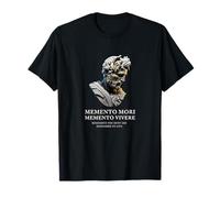 Gr mperor Bust - Memento Mori Memento Vivere Quote Tee T-Shirt