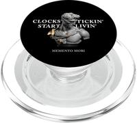 Greek Emperor Bust - Memento Mori Watches Tickin' Quote PopSockets PopGrip for MagSafe