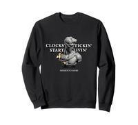Greek Emperor Bust - Memento Mori Watches Tickin' Quote Sweatshirt