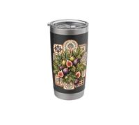 Gr ig Tile Mosaic Ancient Greece Mediterranean Aesthetic Stainless Steel Insulated Tumbler