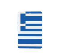 Greek Flag Car Air Fresheners Cards - 6 Pieces,Cardstock Scented Decor For Cars,Bedrooms, Closets
