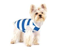 Greek Flag Cotton Dog Shirt â€“ Soft Breathable Dog Shirt for Dogs Cats Boy Girl Pet Tshirt,Suitable for Small Pets
