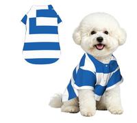 Gr lag Hawaiian Dog Shirt Pet Clothes for Small Dogs Cats | Full-print design |Soft breathable | Lightweight | Perfect for Summer beach parties | Machine washable | Fits dogs & cats