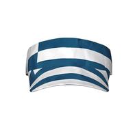 Greek Flag Hollow top hat, Golf Baseball Cap for Gentlemen and Ladies, Breathable Summer Sun hat Black