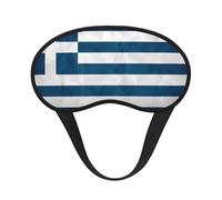 Greek Flag It is a Black-Rimmed Eye mask. The Soft Eye mask can Improve Sleep Quality and is Suitable for Indoors, Outdoors and Traveling.
