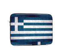 Greek Flag Laptop Bag Handheld Portable Briefcase Shockproof Protective Sleeve Computer Inner Bag for 15 inch inch Laptop