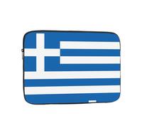 Greek Flag Laptop Bag Handheld Portable Briefcase Shockproof Protective Sleeve Computer Inner Bag for 13 inch inch Laptop