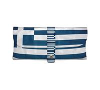 greek flag Leather Sunglasses Bag - Portable Reading Glass Case for Women & Men, Ideal for Travel & Daily Use