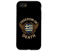 Greek Flag Motto Freedom Or Death Greece Case for iPhone SE (2020) / 7/8