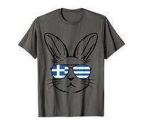 Gr lag of Greece Orthodox Easter Bunny Gr aster T-Shirt