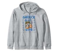 Gr lag Outfit Idea For Kids Greece Costume Themed Zip Hoodie