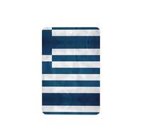 Greek Flag Pattern Car Air Fresheners 4 Pcs Rectangle Hanging Aromatherapy Tablets Scented Fresheners For Bedroom Bathroom