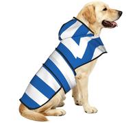 Gr lag Print Dog Raincoats with Reflective Hooded,Portable Pet Poncho Jacket,for Small,Medium,Large L Puppies