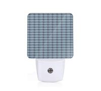 Gr lag Print Plug-in Night Light for Bedroom Hallway Dorm Living Room Illumination Home Decor