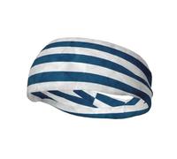 Greek Flag Running Headbands for Men Sweatbands Sports Sweat Bands Mens Workout Thin Fitness Gym Yoga