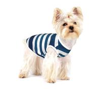 Greek Flag Small Pet Cotton Shirts Large - Breathable, Soft, Comfortable and Stylish for Daily Wear