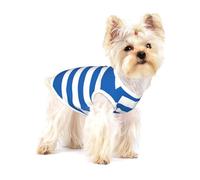 Greek Flag Small Pet Cotton Shirts Large - Breathable, Soft, Comfortable and Stylish for Daily Wear
