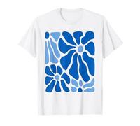 Greek Floral Boho Flowers Greece Flag Cute Greek Girl T-Shirt