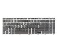 Greek GK Keyboard for HP Probook 650 G4, 650 G5, 450 G5, 455 G5, 470 G5 with Silver Frame, No Backlit