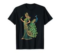 Greek God Hera Peacock Peacock art Goddess T-Shirt