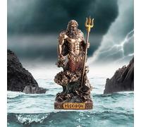 Gr od Statue Sculpture Resin Home Poseidon Sea Mythology Mini Nemesis Now