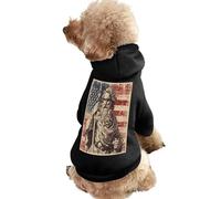 Gr od Zeus U.S. Flag Vintage Lightweight Dog Hoodie Soft Pullover Sweatshirt Warm Pet Clothes for Small Medium Large Dogs Cats