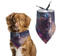 Greek God Zeus Universe Dog Bandana Pet Scarf for Small Medium Large Dogs Triangle Bibs Photo Prop Gift